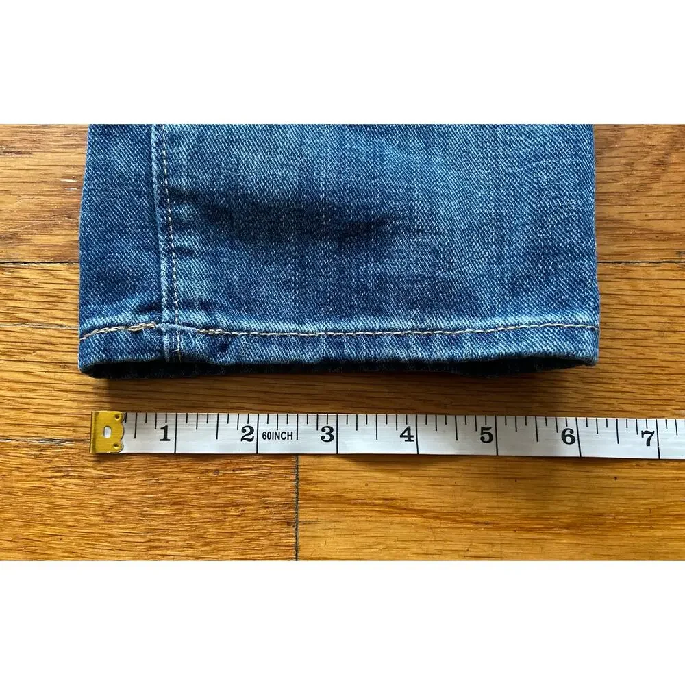 TRUE RELIGION 'Cameron' Slim Boyfriend Jeans sz 30 (actual 35W)